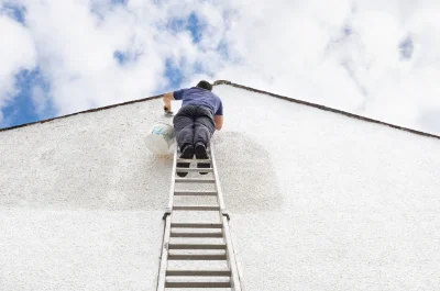 Peinture extérieure à la Couarde-sur-Mer — façades et ravalement